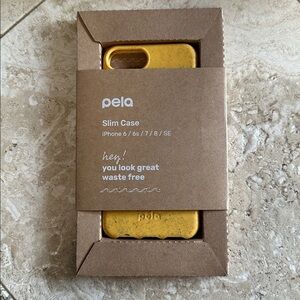 PELA slim phone case for iPhone 6/6s/7/8/SE in honey